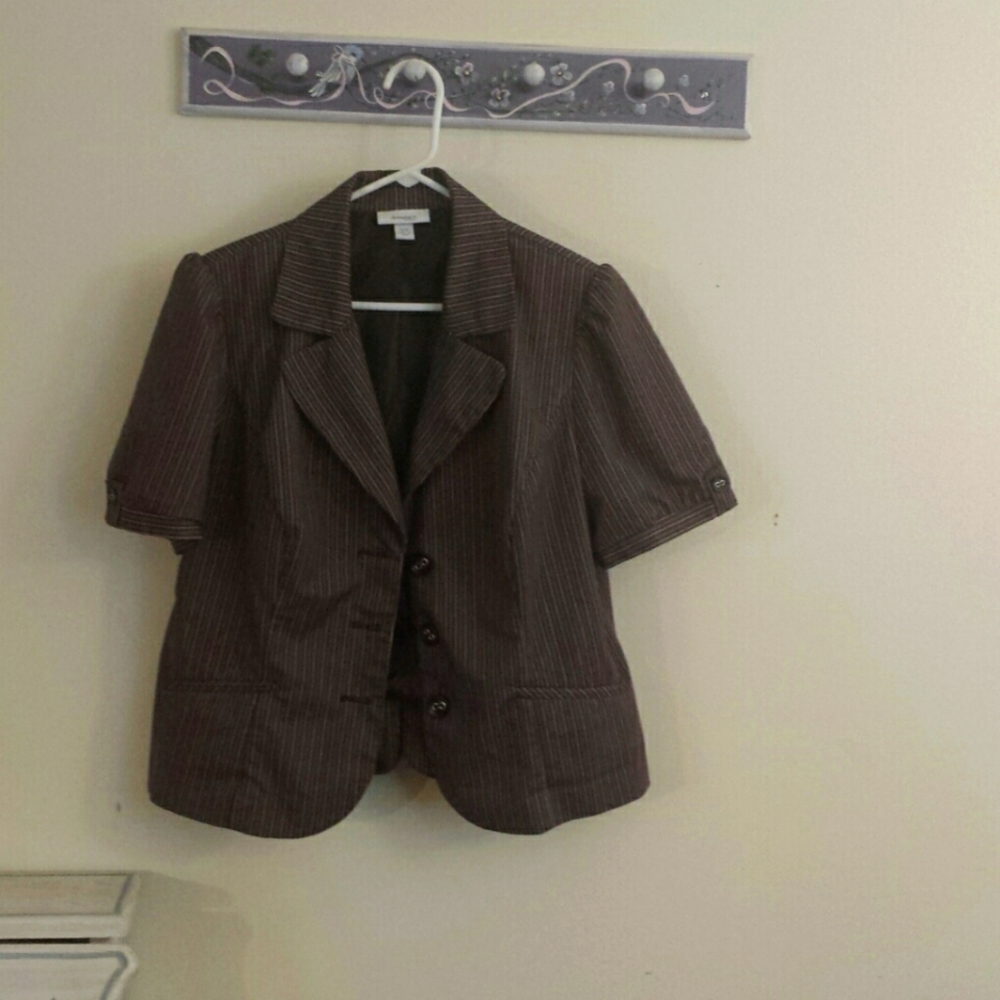 Dress Barn Short Sleeve Blazer